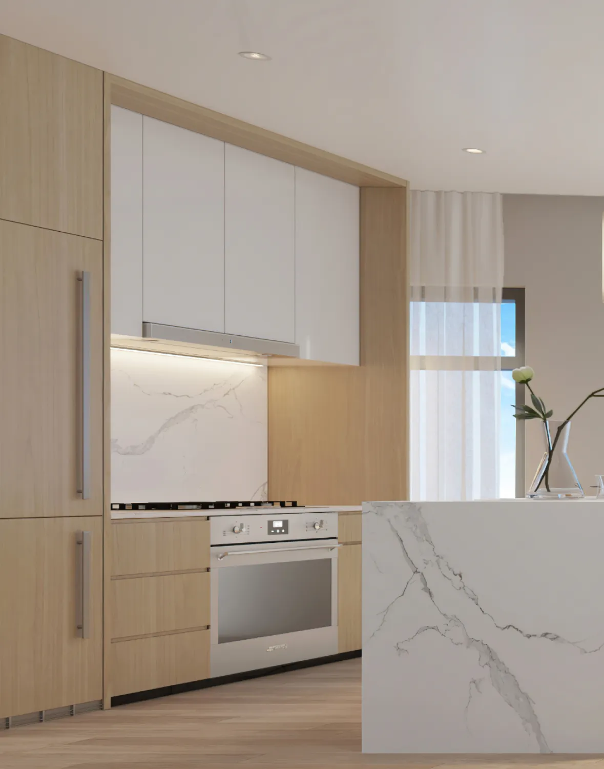 arcadiawoodside condo kitchen